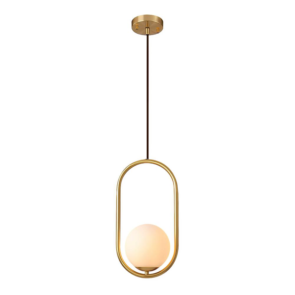 Qvistuva Modern Globe Metal Pendant Light