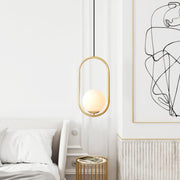 Qvistuva Modern Globe Metal Pendant Light
