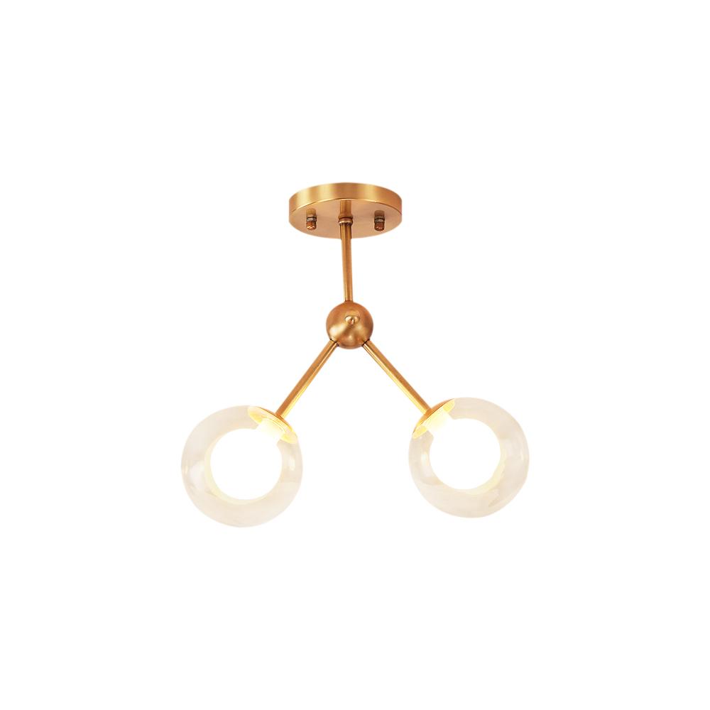 Fljotuvox Modern Bubble Metal Semi Flush Mount Ceiling Light