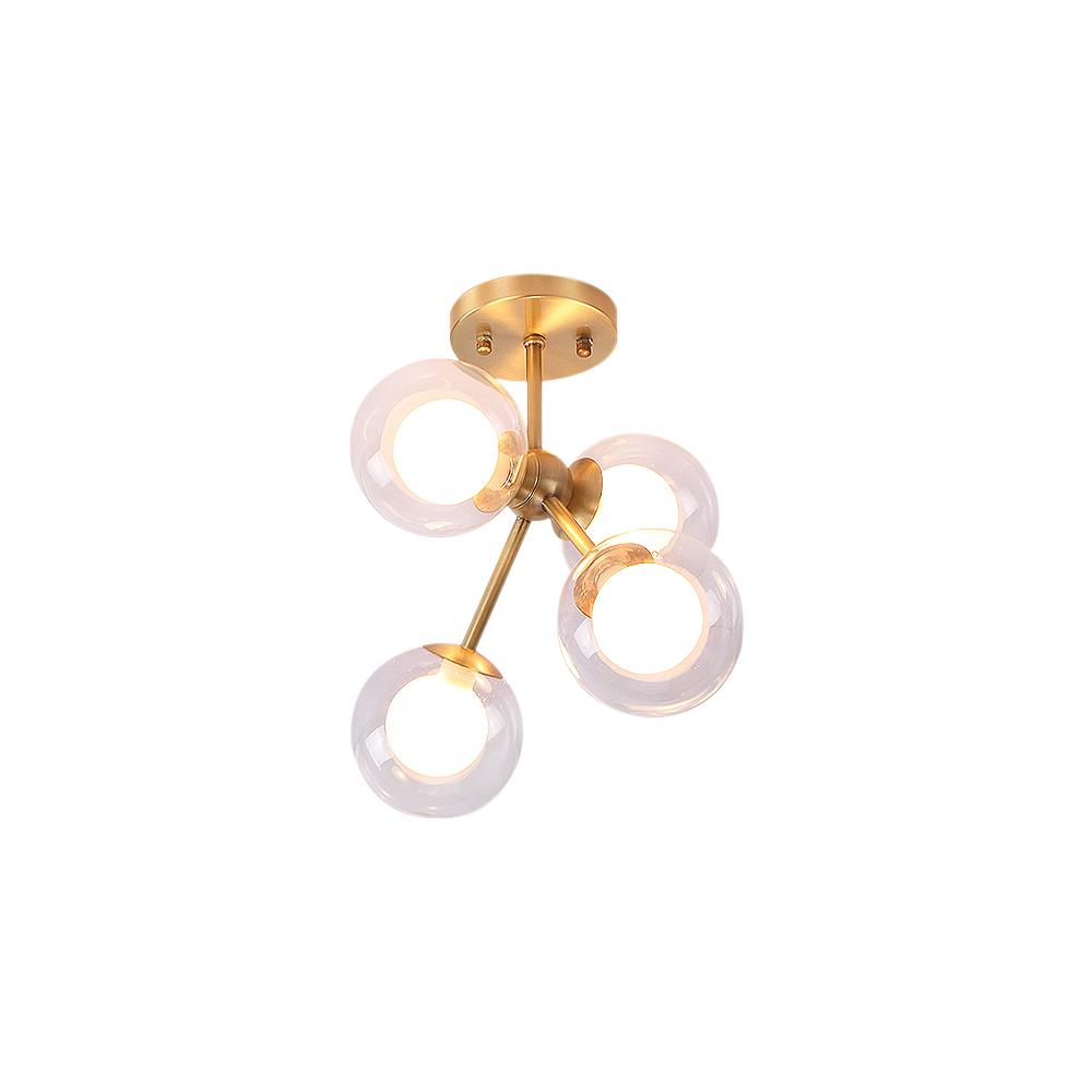 Fljotuvox Modern Bubble Metal Semi Flush Mount Ceiling Light