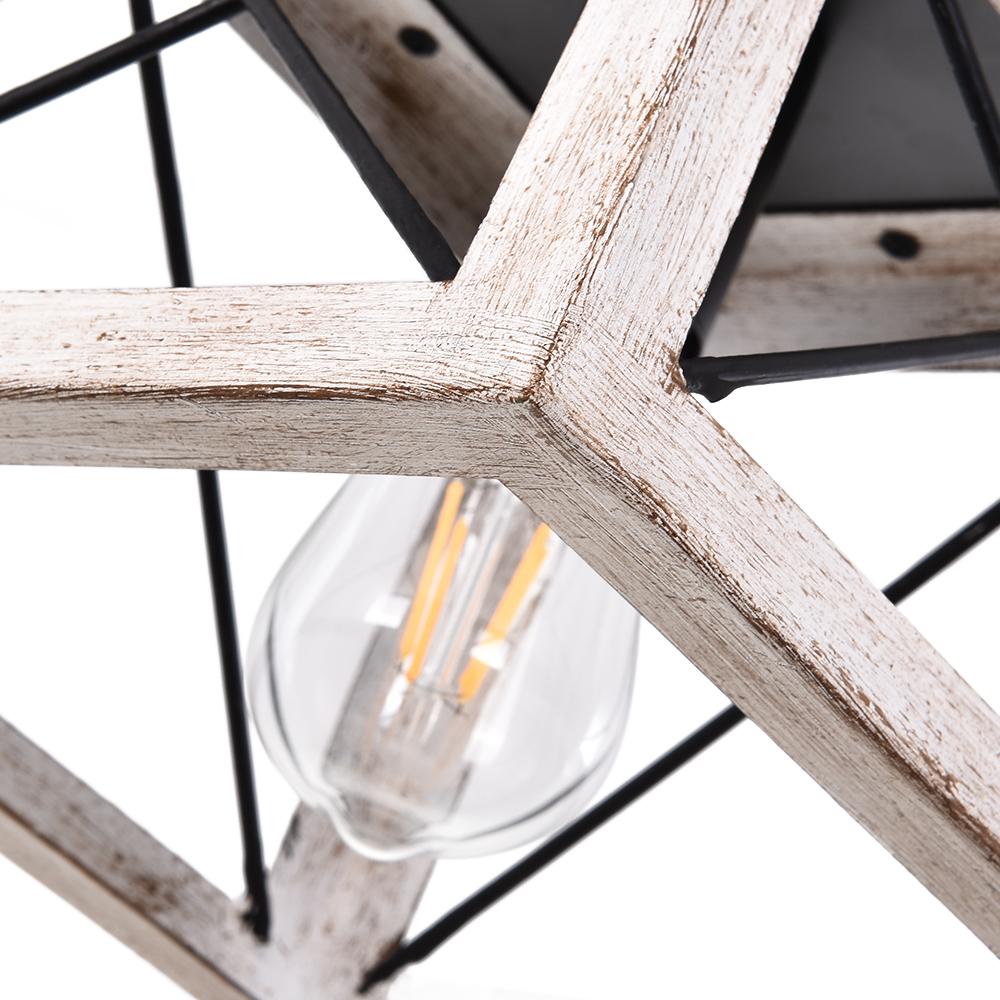 Ildar Modern Farmhouse Geometric Metal Pendant Light