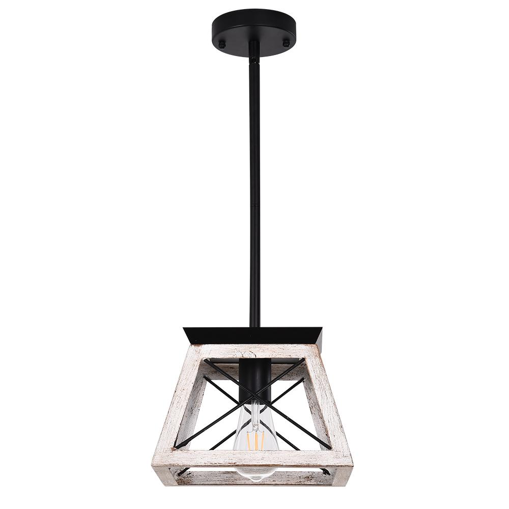 Ildar Modern Farmhouse Geometric Metal Pendant Light