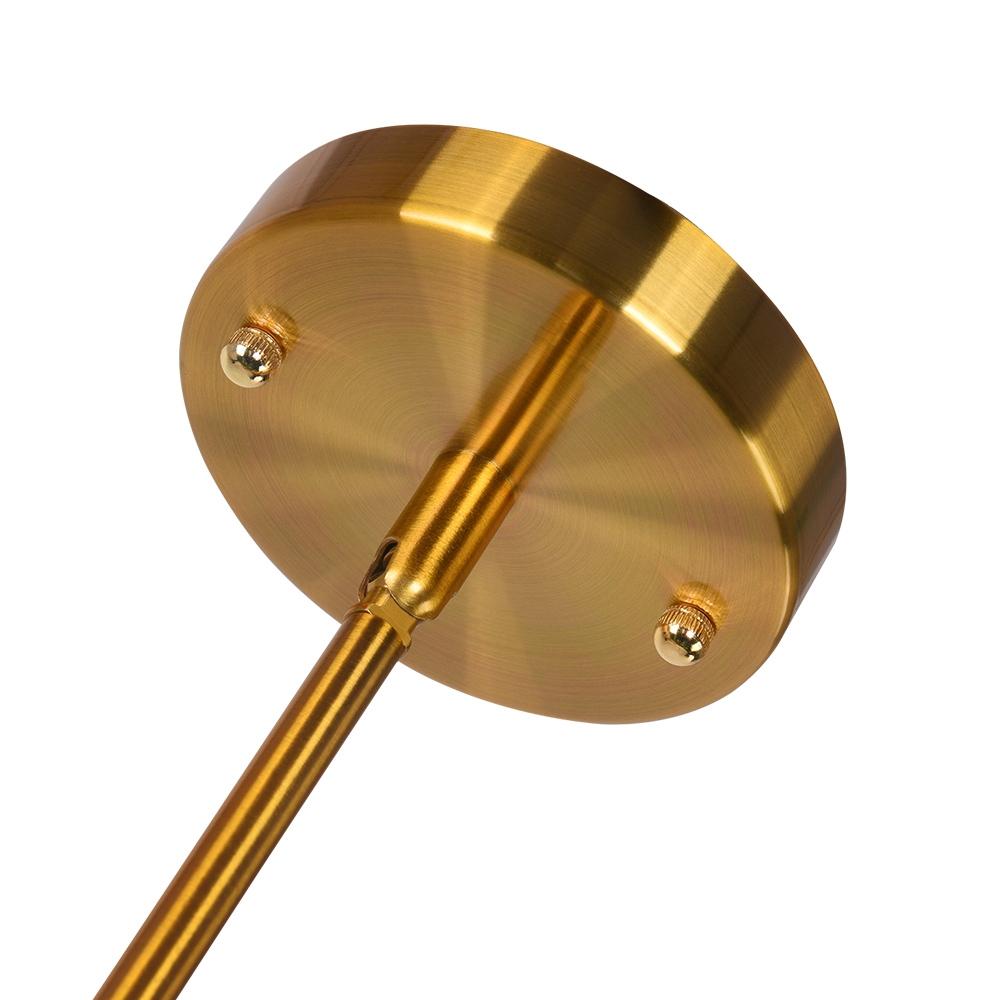 Ulfuvux Modern Globe Linear Sputnik Metal Chandelier - Lamp Copper