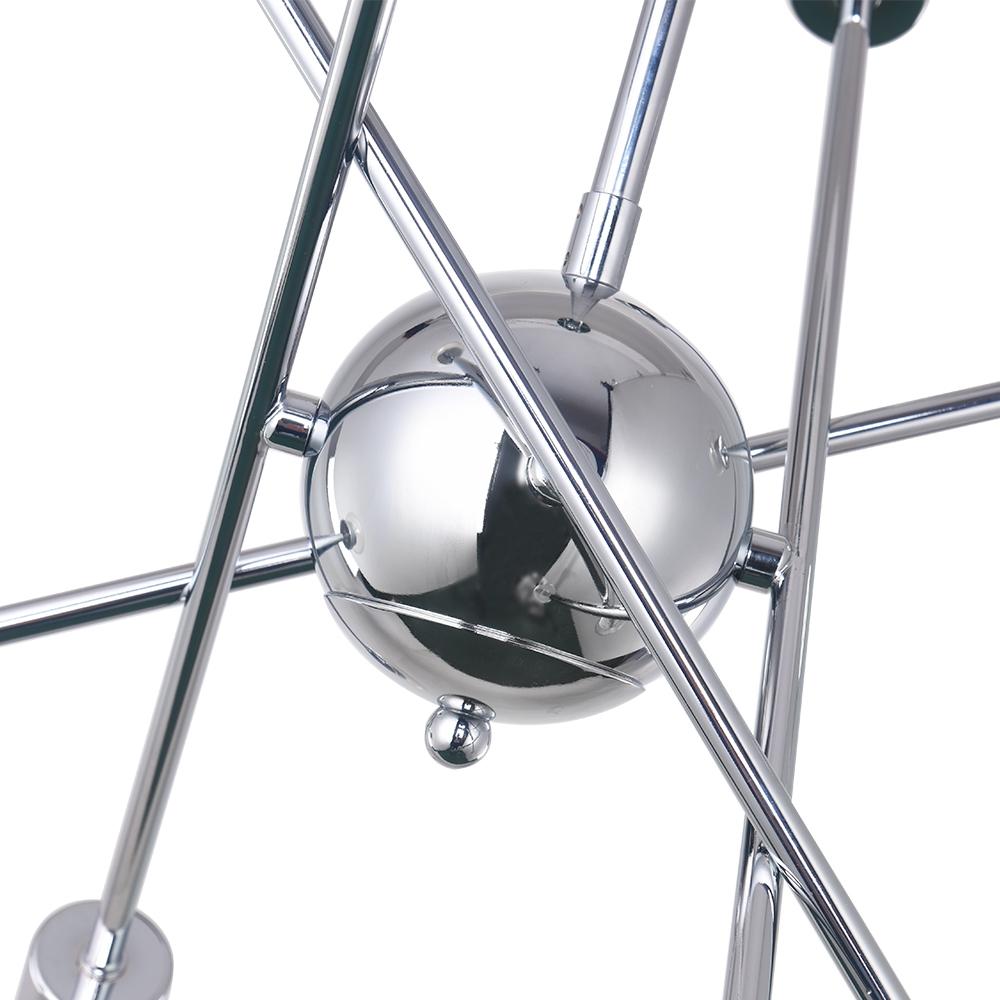 Ulfuvux Modern Globe Linear Sputnik Metal Chandelier - Lamp Copper