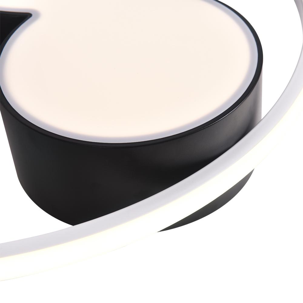 Lunira Modern Mickey Design Metal LED Flush Ceiling Light