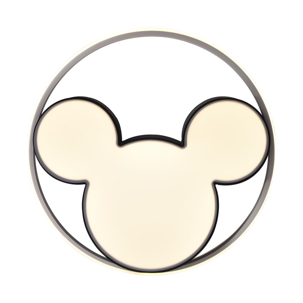 Lunira Modern Mickey Design Metal LED Flush Ceiling Light