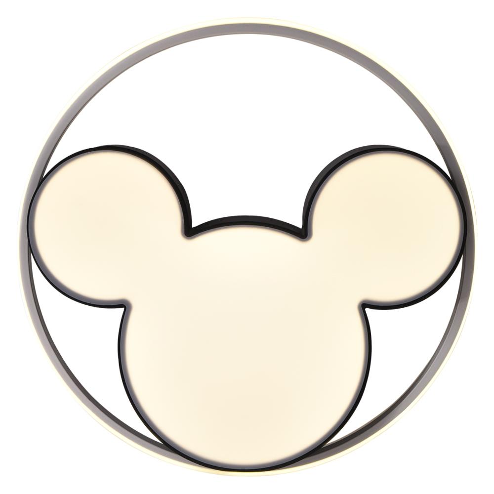 Lunira Modern Mickey Design Metal LED Flush Ceiling Light