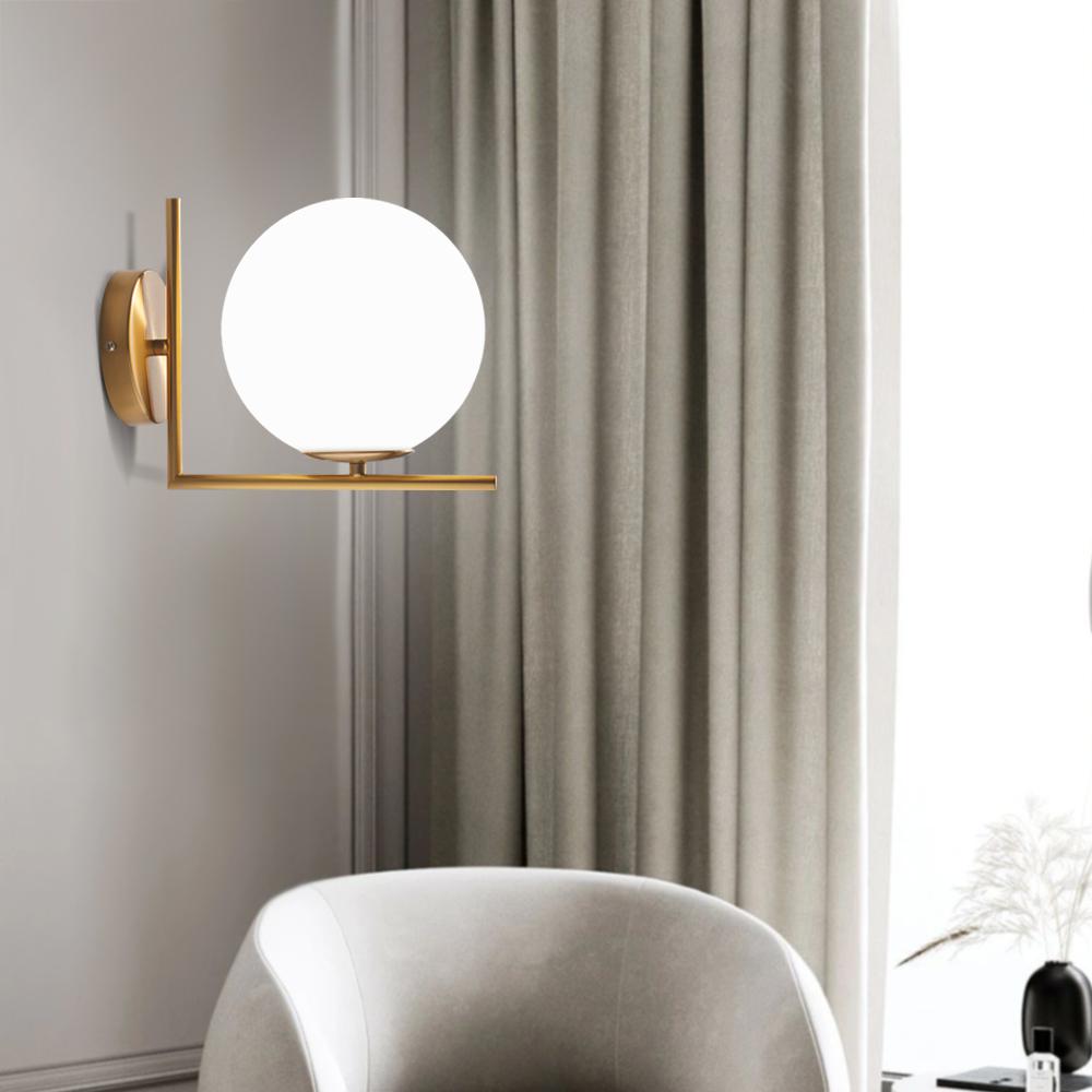 Xanthic Modern Mid-Century Metal Wall Sconce