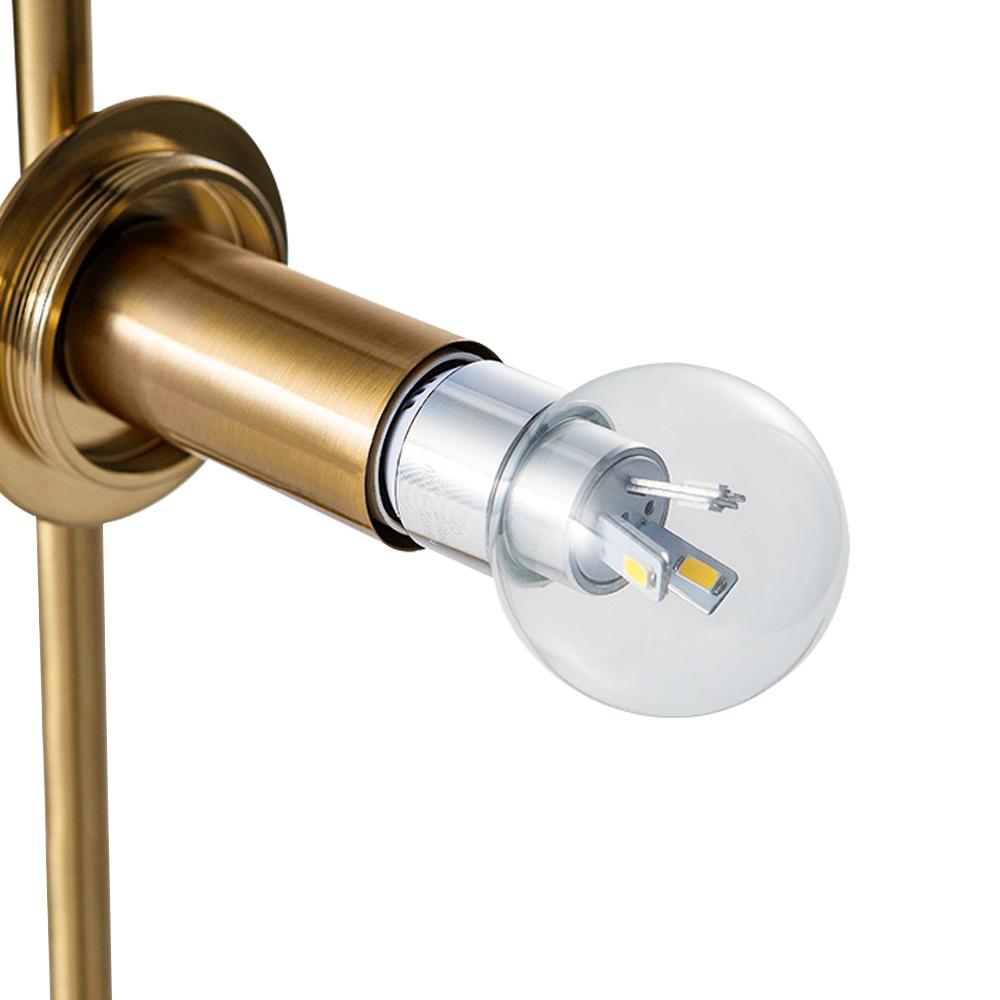 Xanthic Modern Mid-Century Metal Wall Sconce
