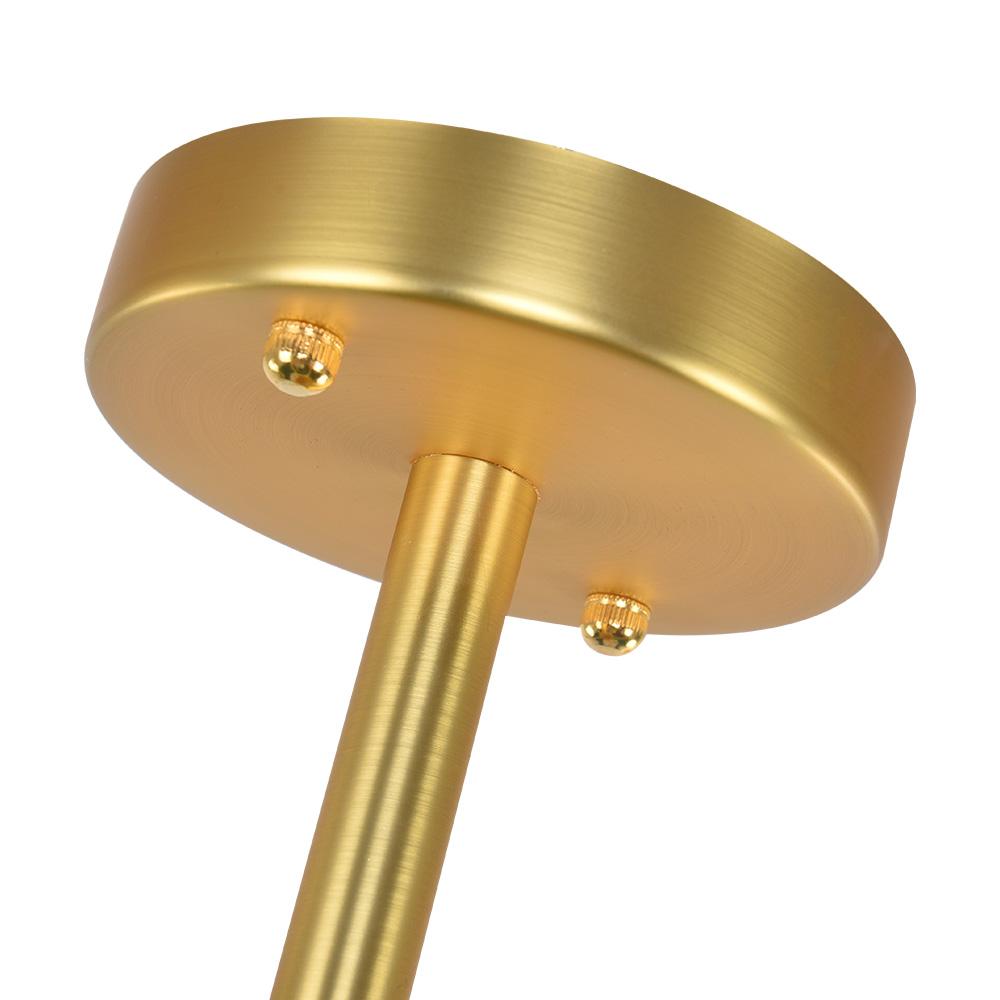 Xyla Modern Mid-Century Sputnik Metal Semi Flush Light