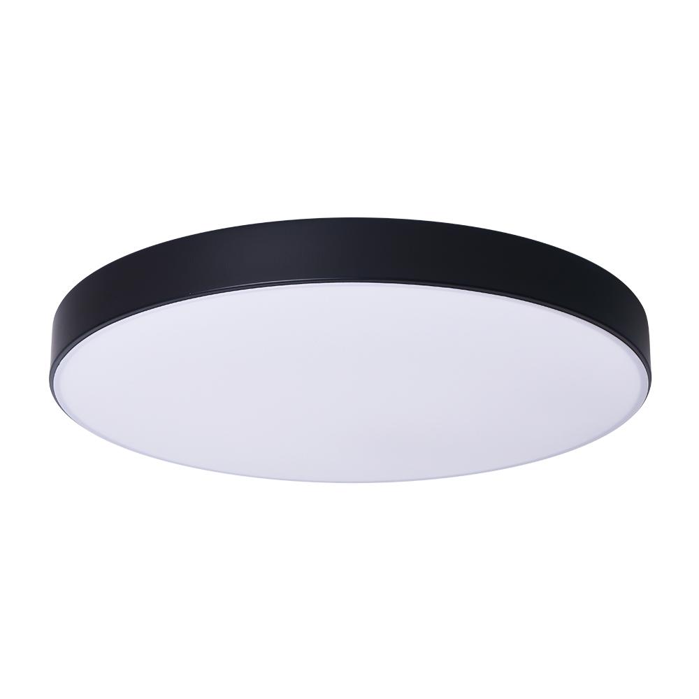 Kveld Minimalist Metal Drum Flush Mount Ceiling Light - Lamp Copper