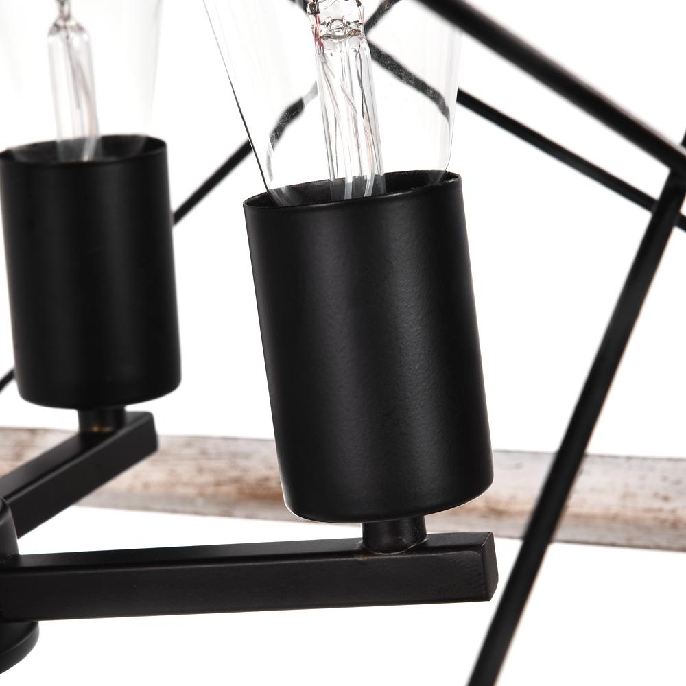 Eolius Modern Rustic Lantern Metal Chandelier