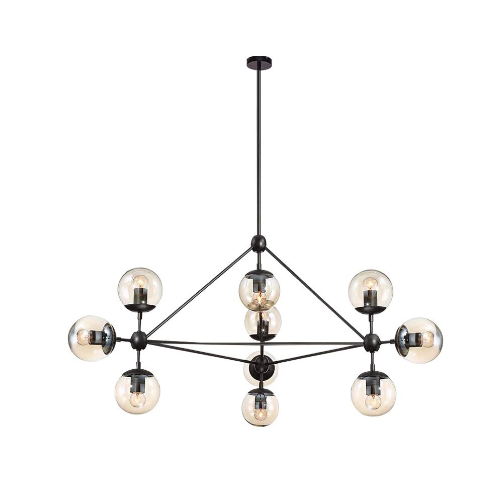 Kvennlig Modern Statement Geometric Metal Chandelier
