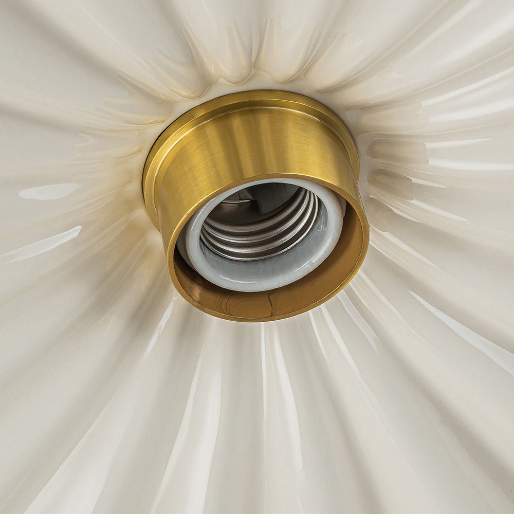 Valona Modern Ceramic Semi Flush Mount