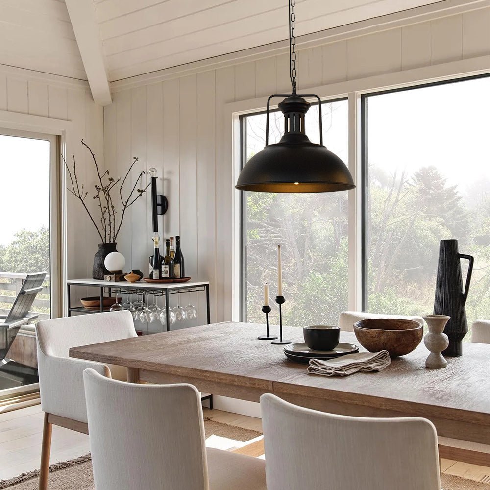 Ulven Industrial Metal Dome Pendant Light