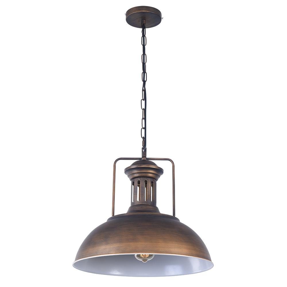 Ulven Industrial Metal Dome Pendant Light