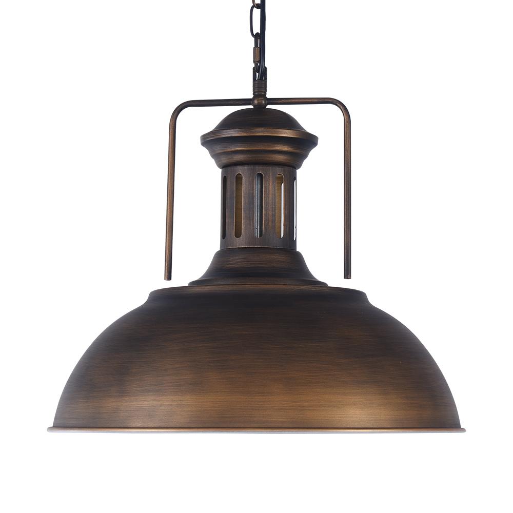 Ulven Industrial Metal Dome Pendant Light