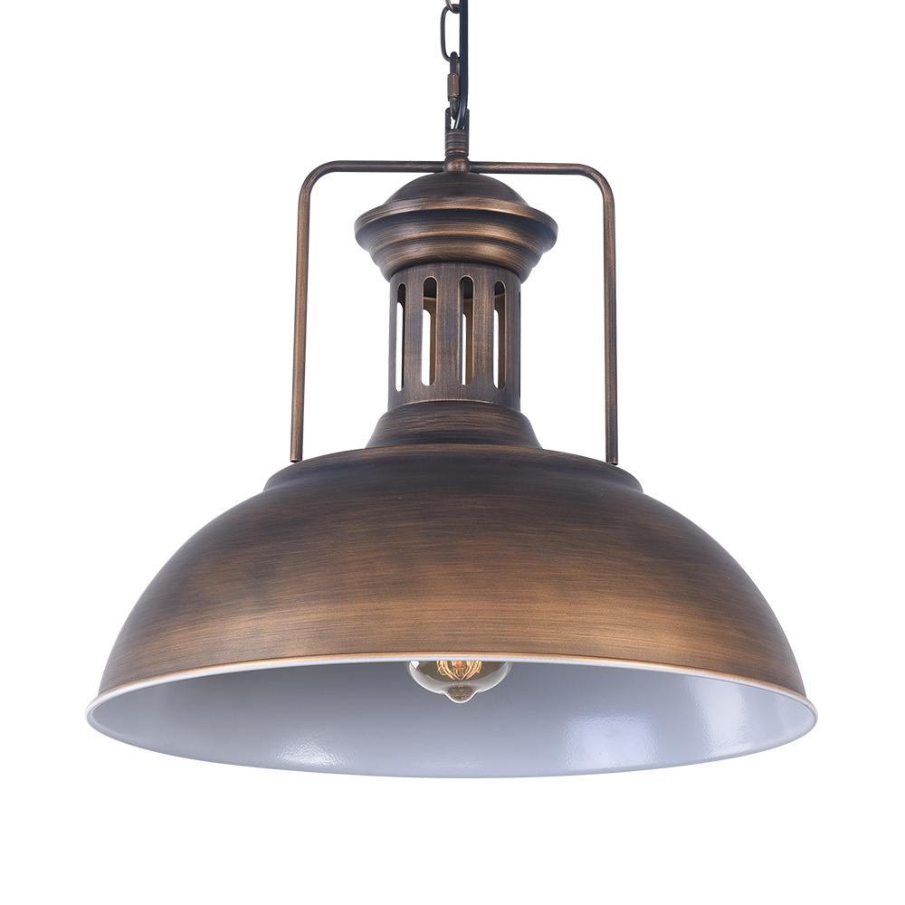 Ulven Industrial Metal Dome Pendant Light
