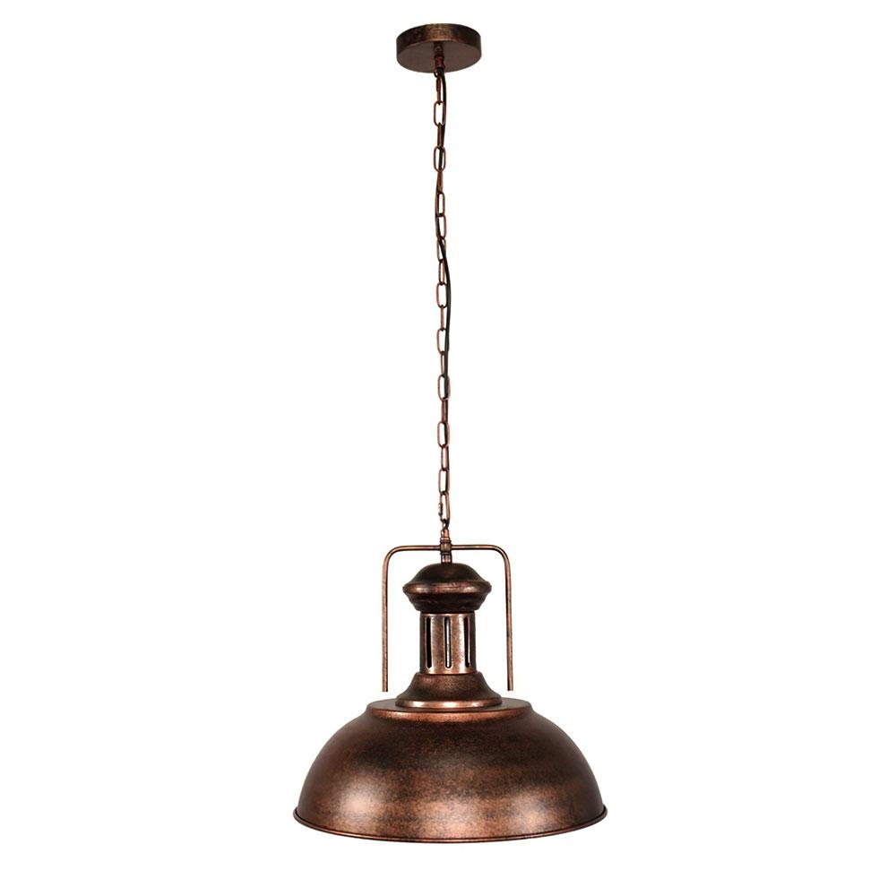 Ulven Industrial Metal Dome Pendant Light