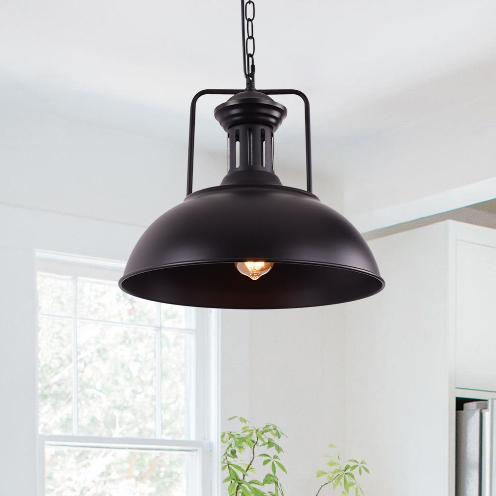 Ulven Industrial Metal Dome Pendant Light