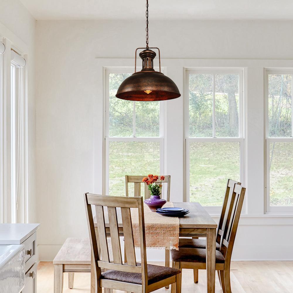 Ulven Industrial Metal Dome Pendant Light