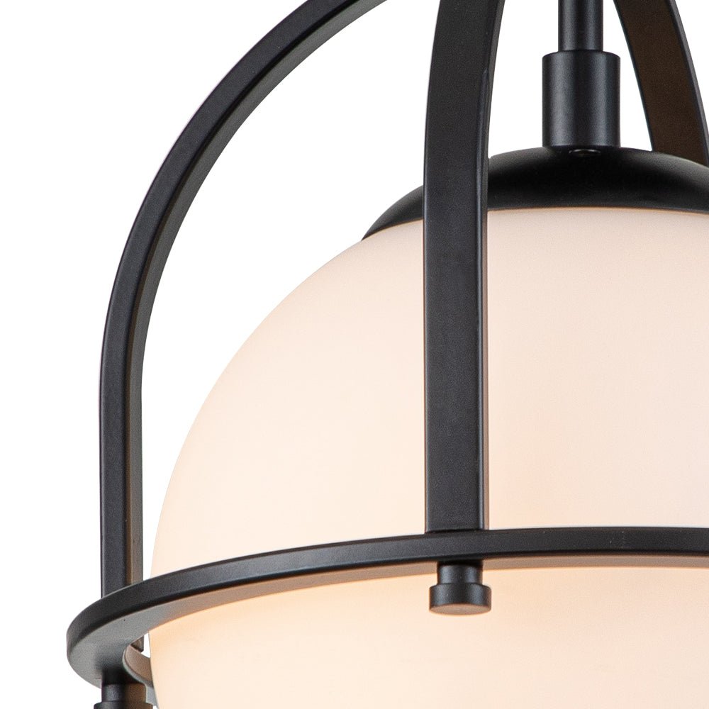 Ljomun Opal Glass Sphere Semi-Flush Mount