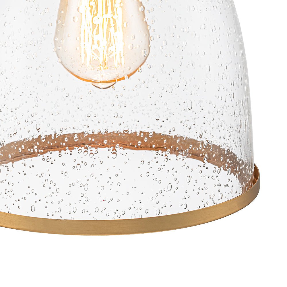 Xylia Modern Glass Dome Pendant Light