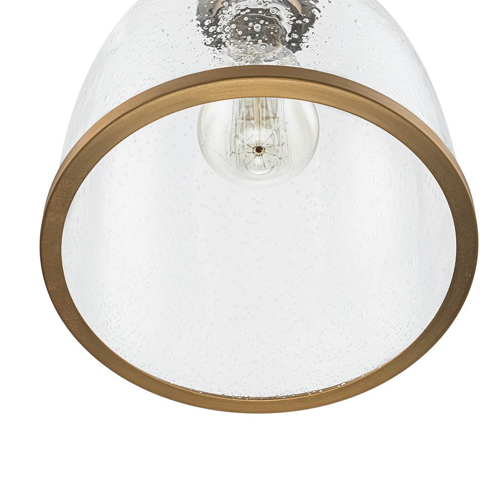 Xylia Modern Glass Dome Pendant Light