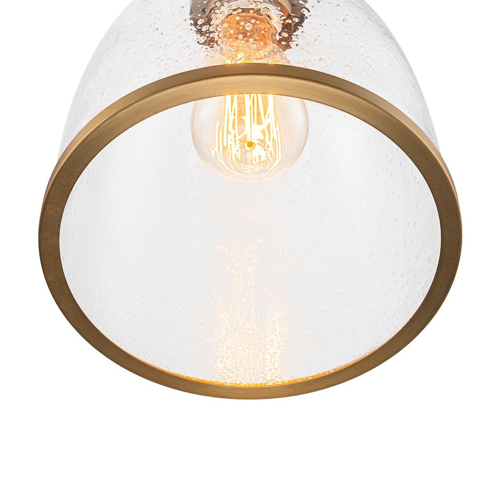 Xylia Modern Glass Dome Pendant Light