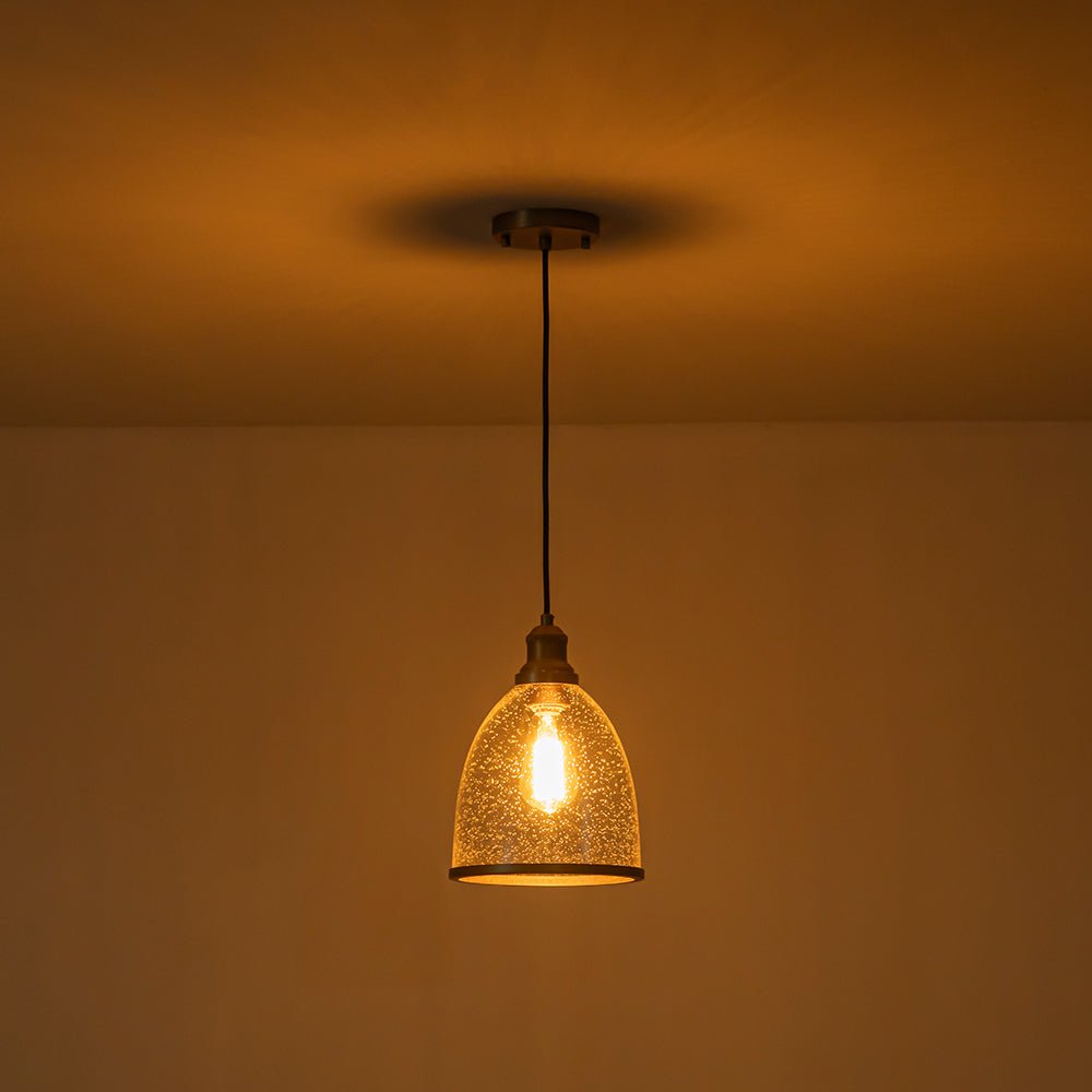 Xylia Modern Glass Dome Pendant Light