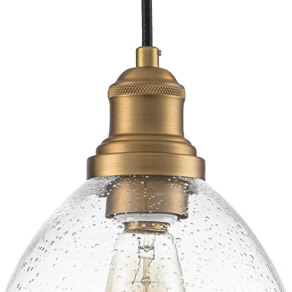 Xylia Modern Glass Dome Pendant Light