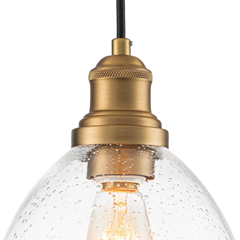 Xylia Modern Glass Dome Pendant Light