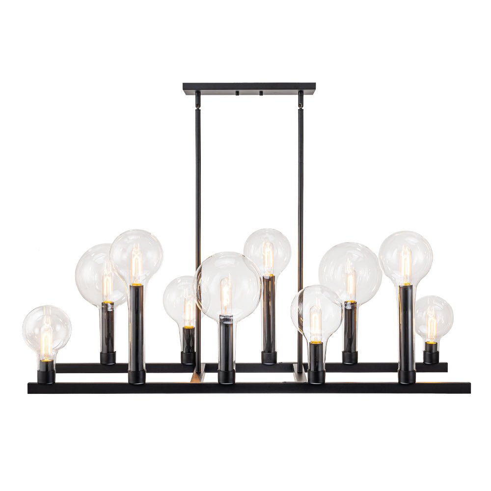 Ulfhild Clear Linear Glass Chandelier
