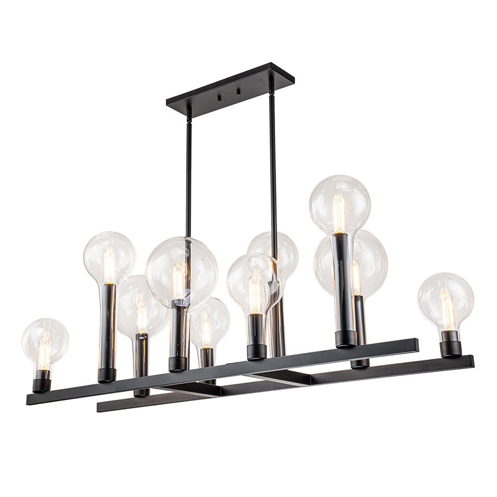 Ulfhild Clear Linear Glass Chandelier