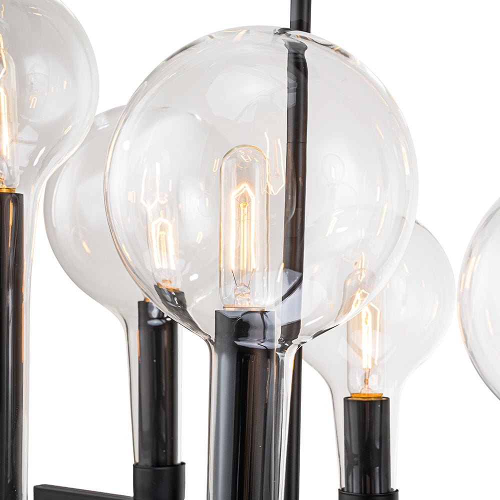 Ulfhild Clear Linear Glass Chandelier