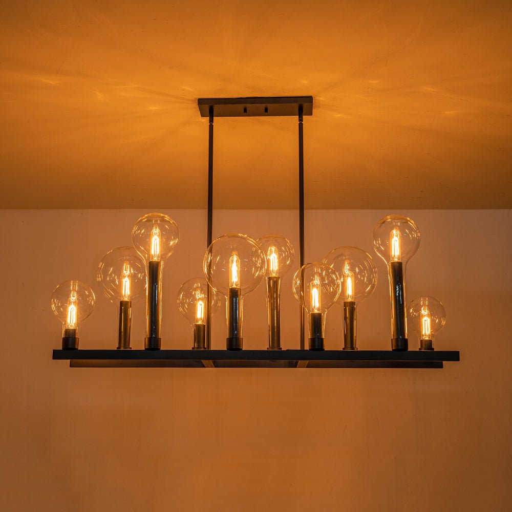 Ulfhild Clear Linear Glass Chandelier