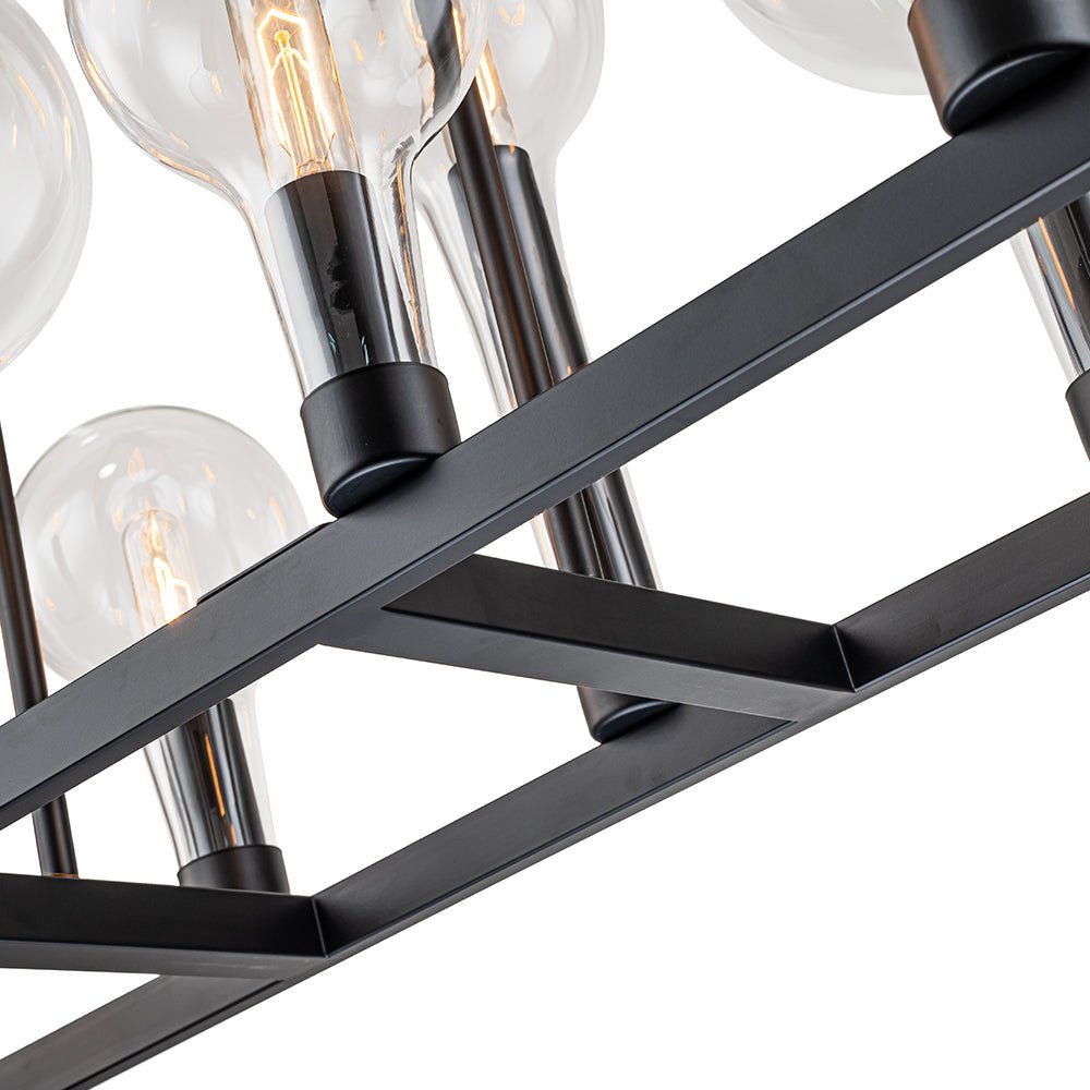 Ulfhild Clear Linear Glass Chandelier