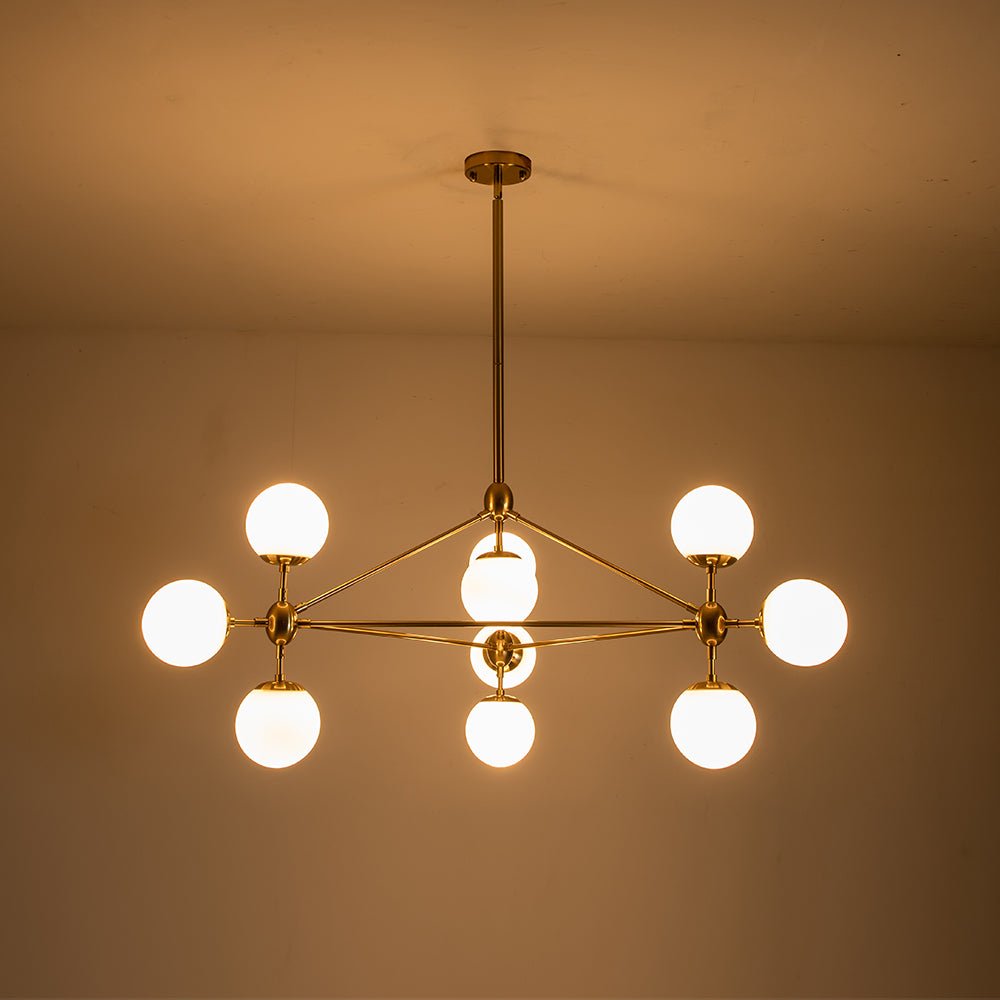Tindra Globe Geometric Glass Chandelier