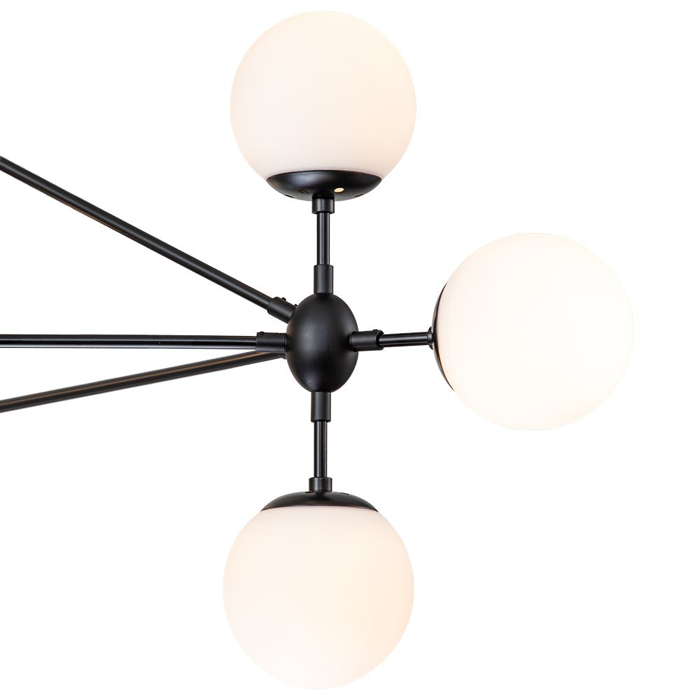 Tindra Globe Geometric Glass Chandelier