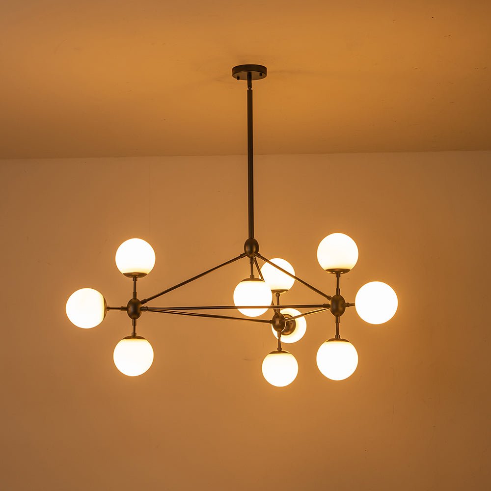 Tindra Globe Geometric Glass Chandelier