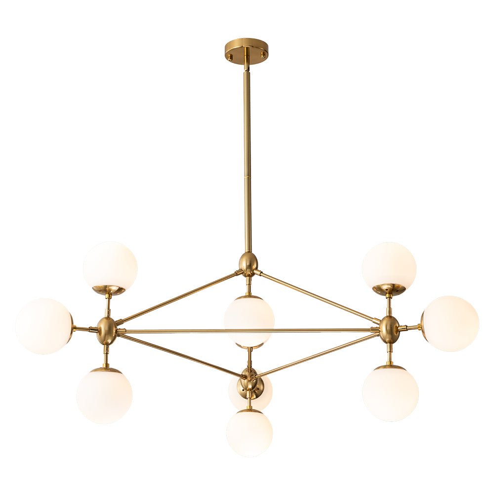 Tindra Globe Geometric Glass Chandelier