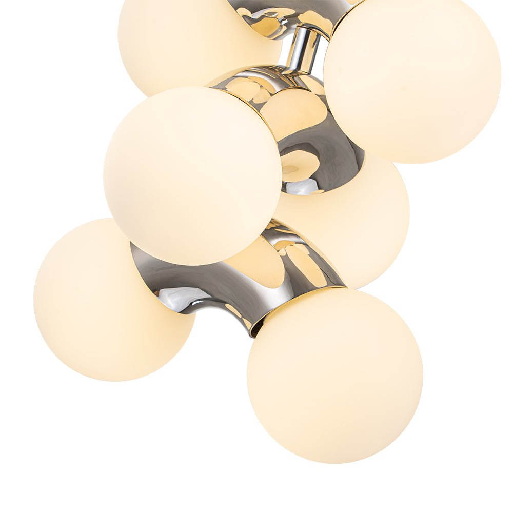 Caeluvox Pearl Tiered Milky Glass Pendant Light