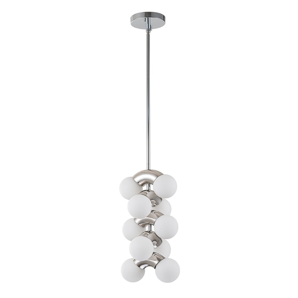 Caeluvox Pearl Tiered Milky Glass Pendant Light