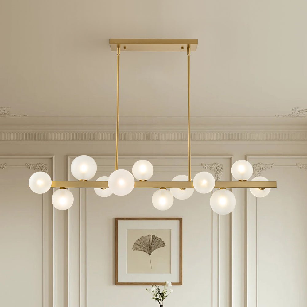 Hjarta Linear Glass Chandelier