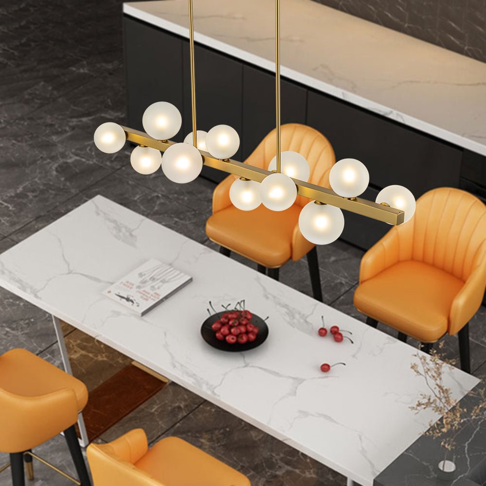 Hjarta Linear Glass Chandelier