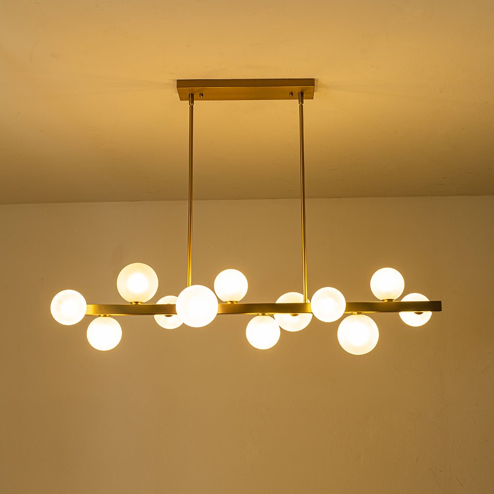 Hjarta Linear Glass Chandelier