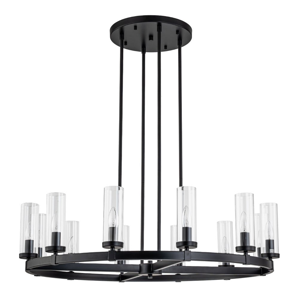 Plotulix Industrial Glass Chandelier