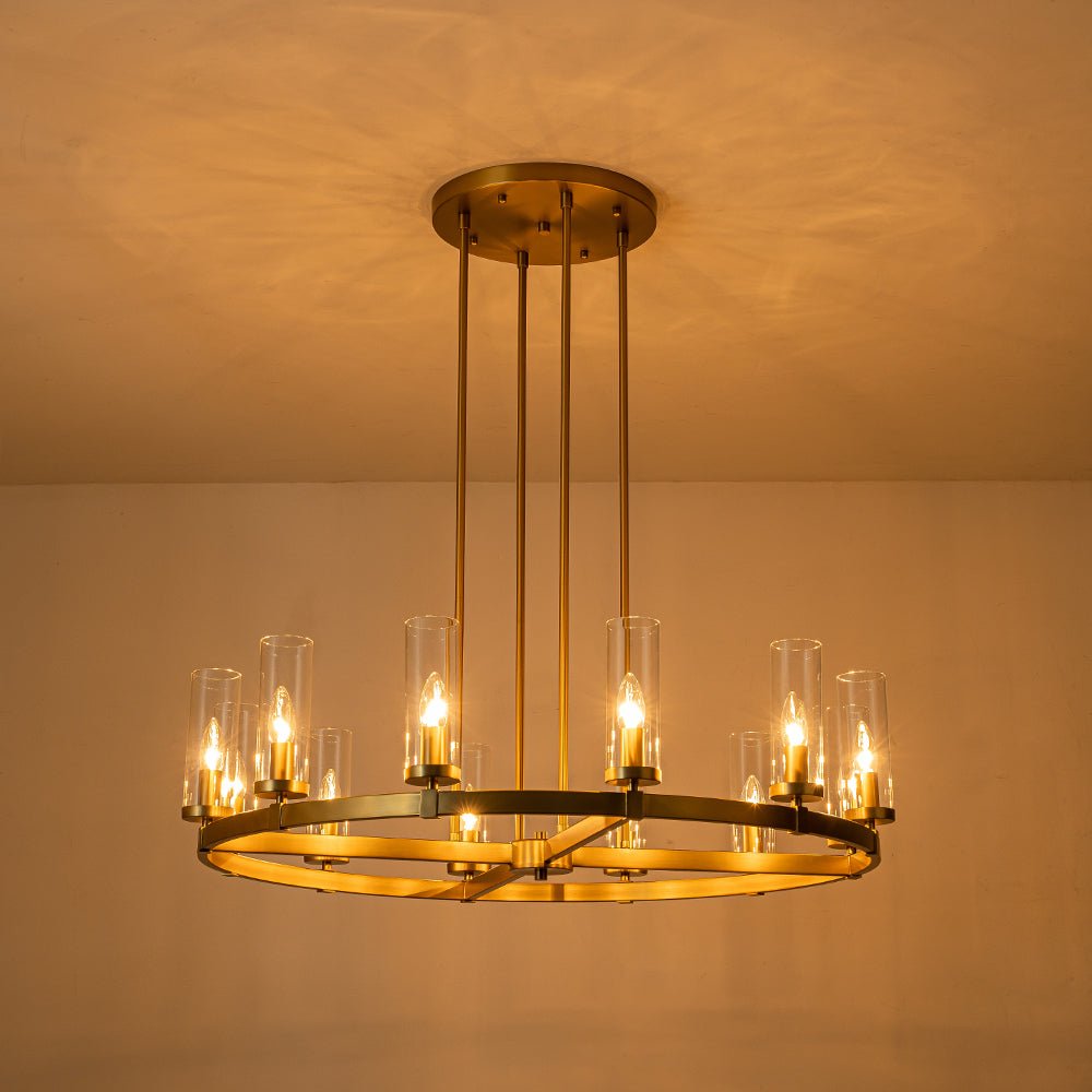 Plotulix Industrial Glass Chandelier
