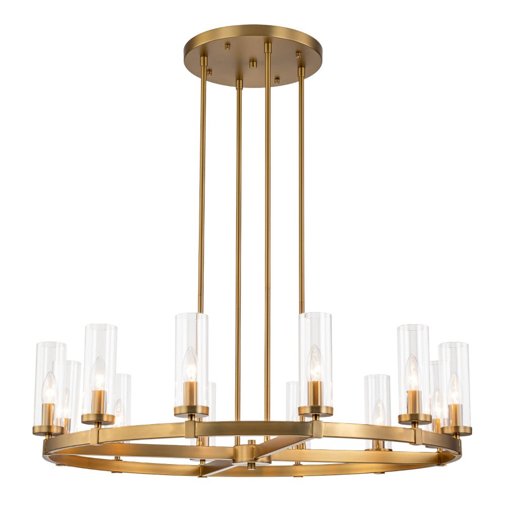 Plotulix Industrial Glass Chandelier