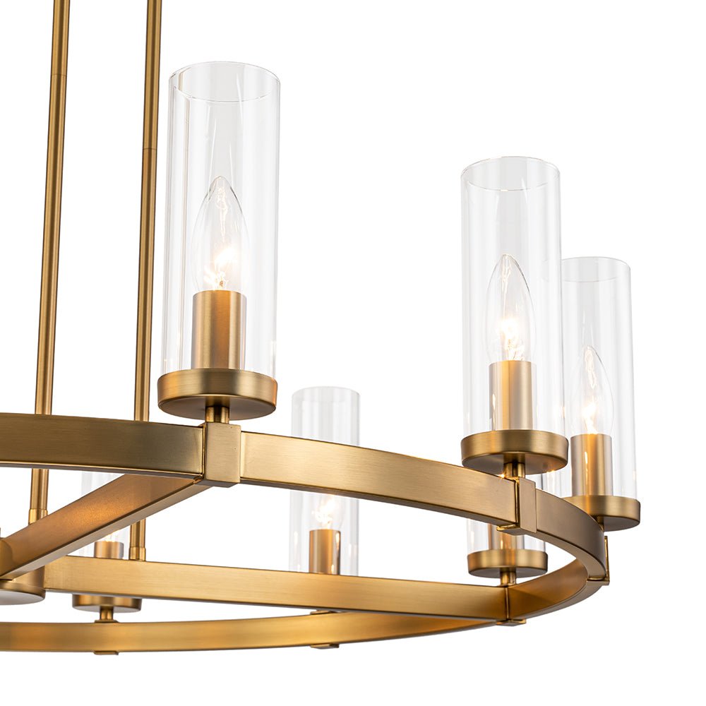 Plotulix Industrial Glass Chandelier